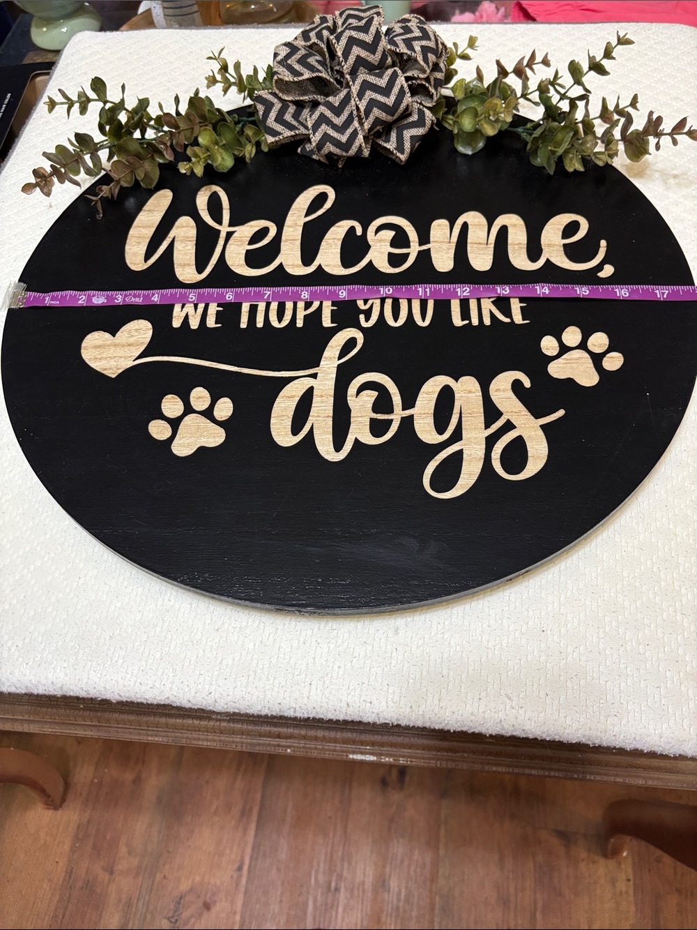Round Door Sign - Picture 3 of 5
